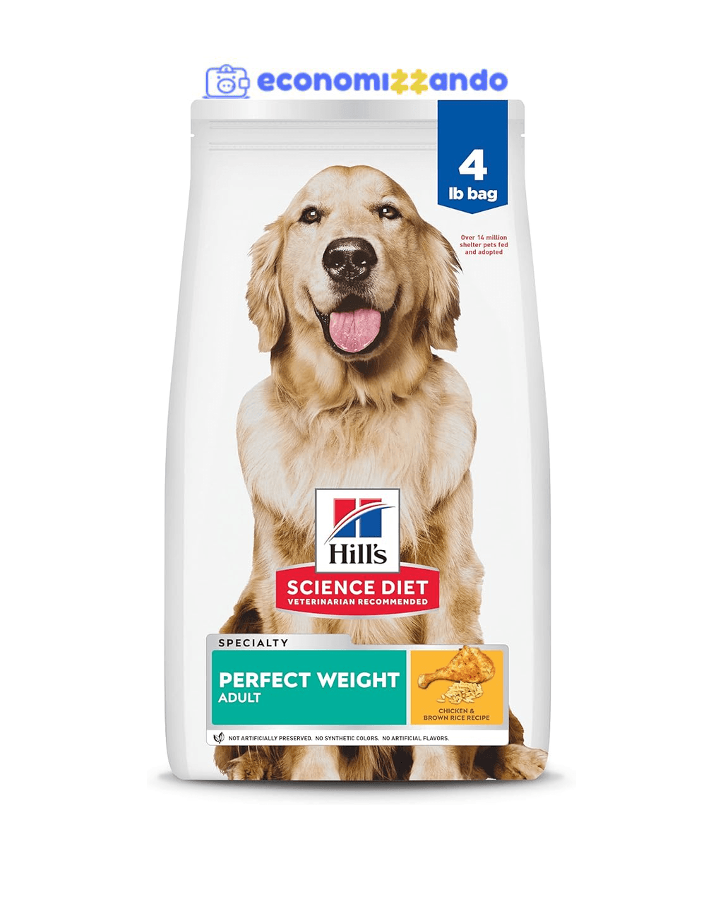 Ração Hill's Science Diet Peso Perfeito para Cães Adultos Sabor Frango - 1.81kg