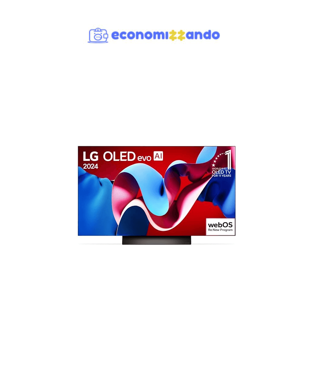 Smart TV 4K 48" LG OLED evo Gaming TV OLED48C4 Processador α9 Ger7 AI Painel 144Hz Design Ultra Slim Dolby Vision Dolby Atmos G-Sync FreeSync