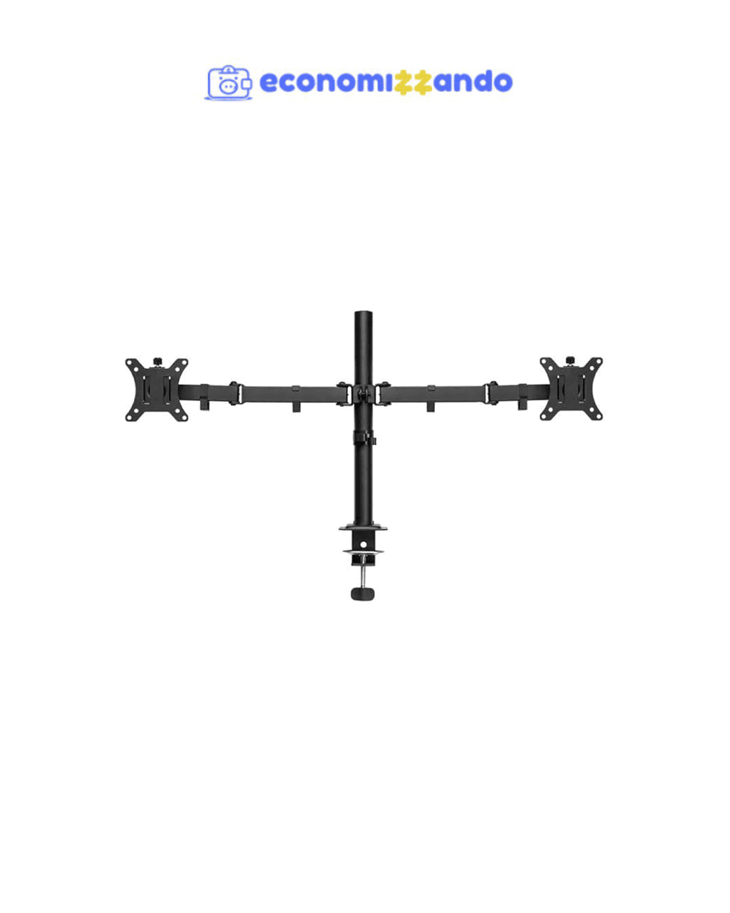 Suporte Articulado Para 2 Monitores Zinnia TMS 180 | 17 Pol. a 32 Pol | Preto | ZNO-TMS180-BL01