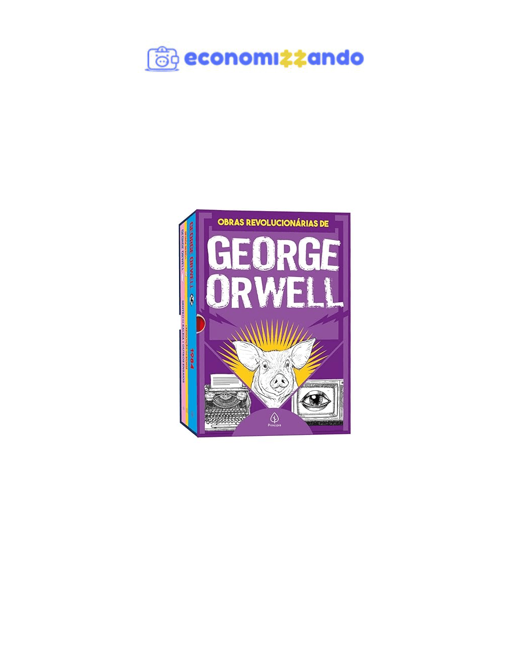 As obras revolucionárias de George Orwell - Box com 3 livros