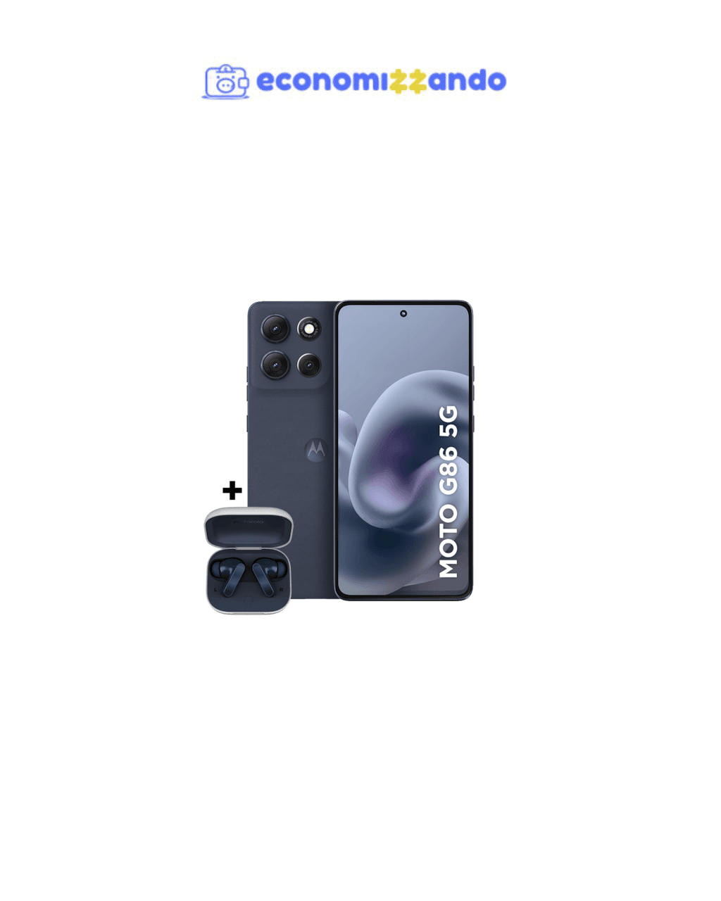 Smartphone Motorola Moto g86 5G   Moto buds 256GB - Grafite