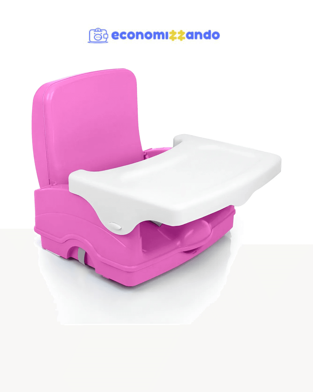 Cadeira de Refeição Portátil Cosco Kids, Smart, Rosa