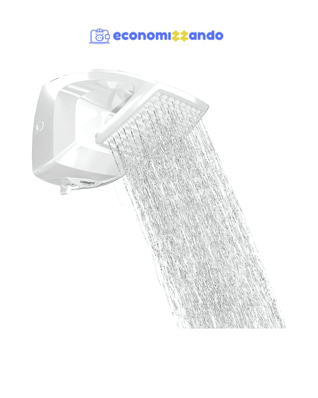 Chuveiro elétrico de parede Lorenzetti Futura Multitemperaturas branco 6800W - 220V