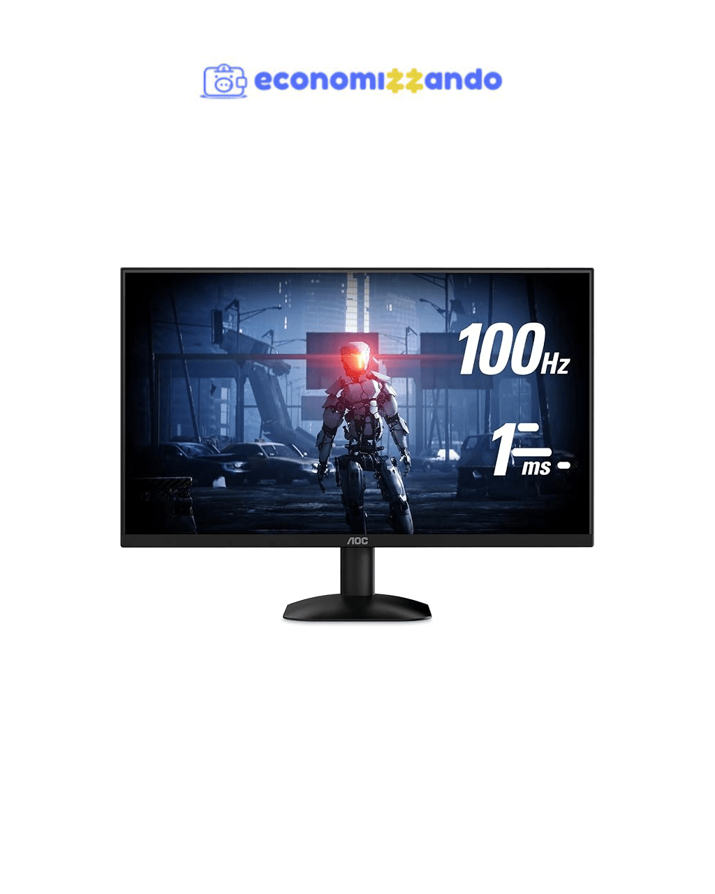 AOC, Monitor 24” 100Hz, 22B35HM2, 1ms Gaming, HDMI