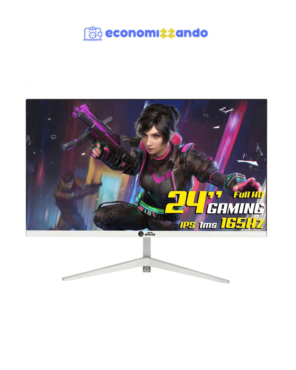 Monitor Gamer Ninja Tenseigan, 24 Pol, Full HD IPS 1ms 165Hz