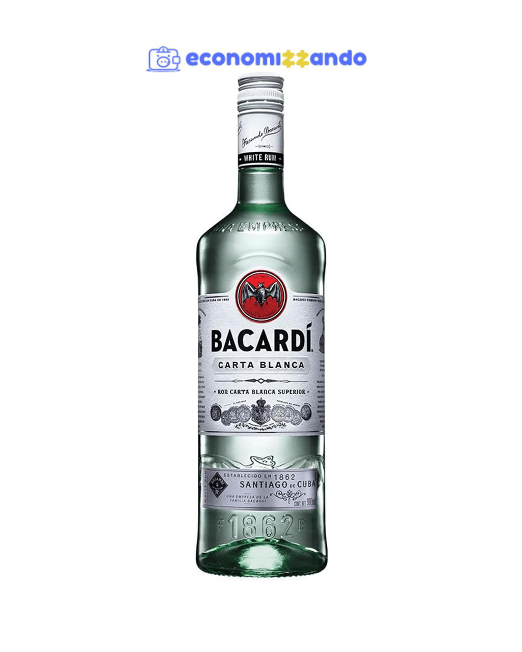 Rum Bacardi Carta Blanca 980ml