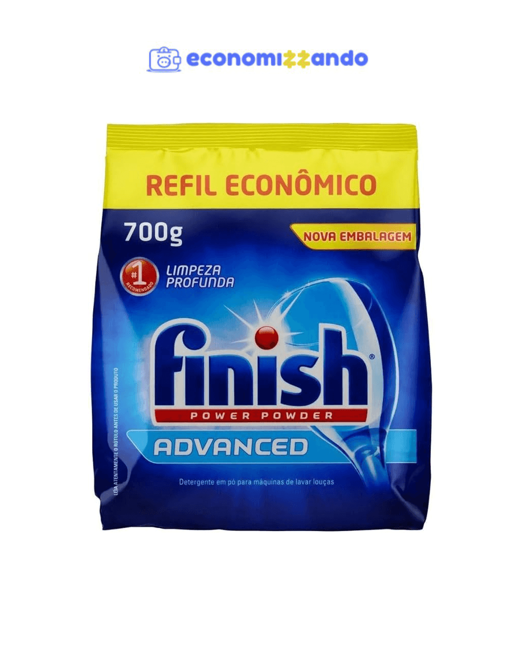 Detergente para Lavar Louças em Pó Finish 700g