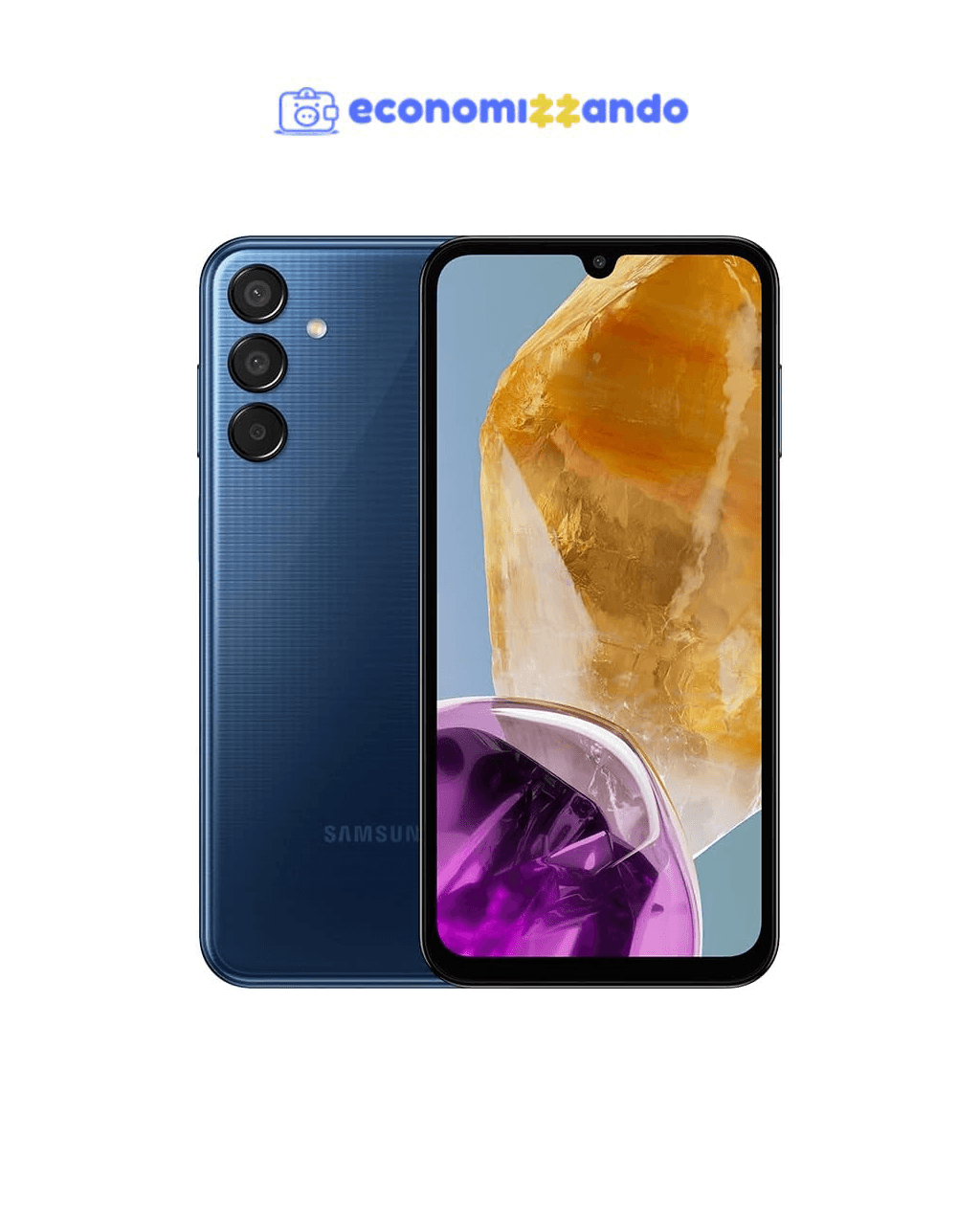 Galaxy M15 5G, 6.000mAh, Câmera Tripla até 50MP, 128GB - Azul escuro