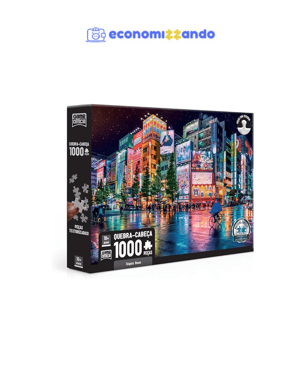 Toyster - Quebra-cabeça: Tóquio Neon - 1000 peças - Game Office