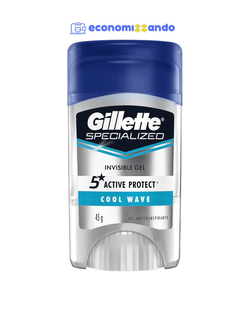 Gillette Desodorante Gel Antitranspirante Cool Wave 45G (Min. 2 UN.)