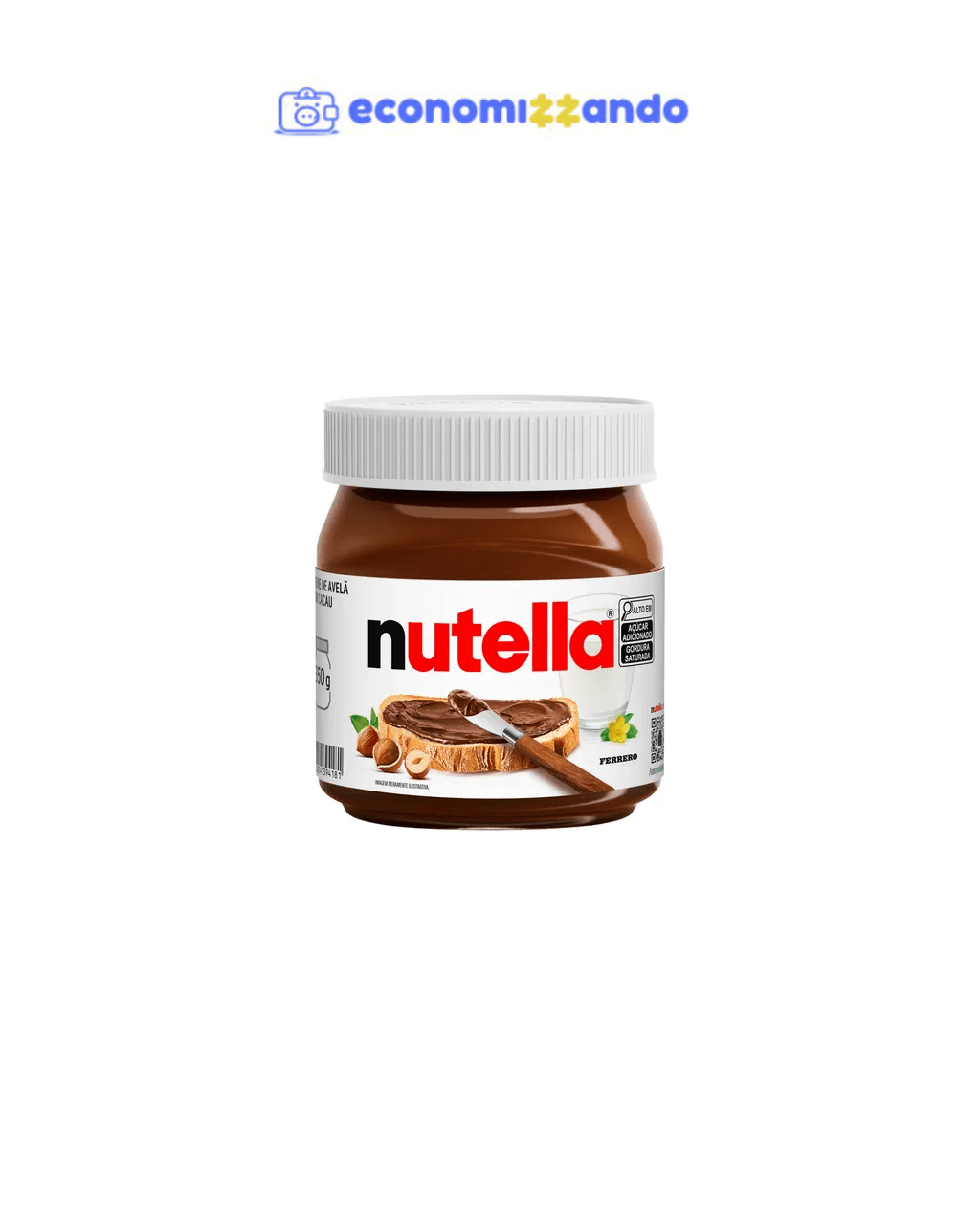 Nutella Creme de Avelã 1 unidade 350g