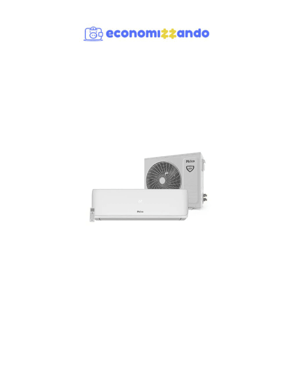 Ar Condicionado Split Hi Wall Philco 18000 BTUS/h Quente e Frio PAC18QI – 220 Volts - 220V