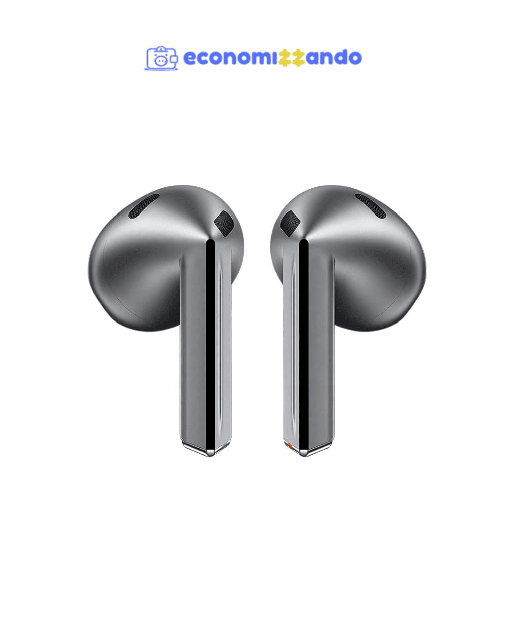 Samsung Galaxy Buds3, Fone de Ouvido sem fio, Cancelamento ativo de Ruído, Galaxy AI - Cinza
