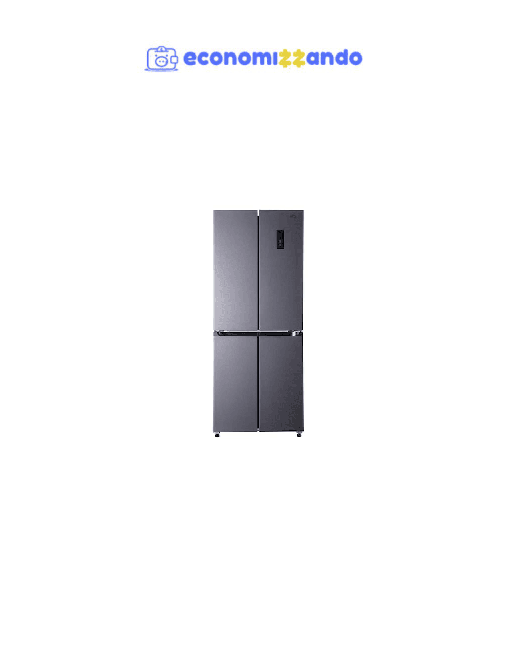 Geladeira Refrigerador HQ Frost Free Inverter Multidoor 426 Litros Cinza HQ-426MDFF - 220V