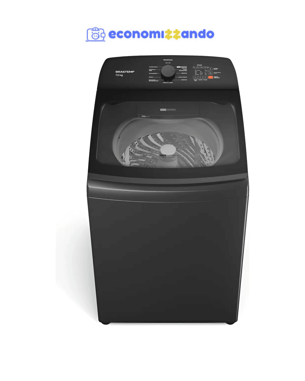 Máquina De Lavar Bwk13a9 13kg Cinza Platinum Brastemp Cor Cinza-escuro