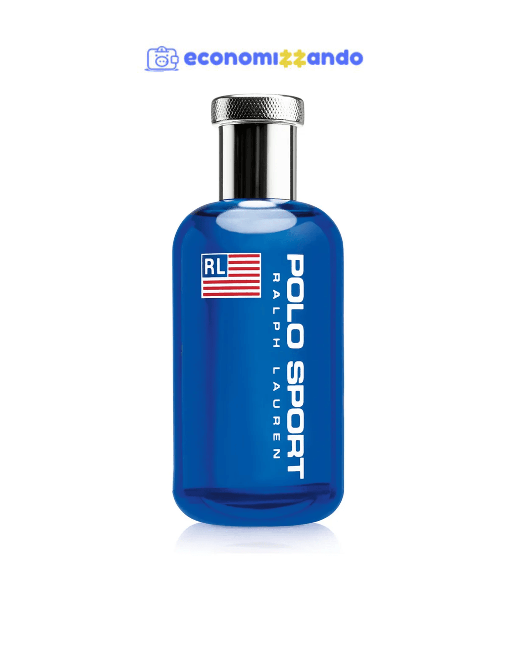 Perfume Masculino Eau De Toilette, Fragrância Fresca e Energética com Notas Cítricas Aquáticas Menta Gengibre Sândalo e Almíscar, Polo Sport Ralph Lauren, Frasco com 125ml