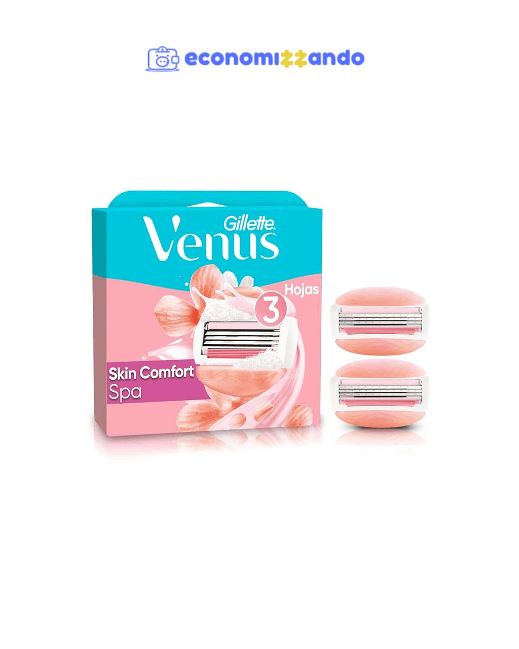 GILLETTE Venus Spa, 2 Refis para Aparelho Venus, Depilação Corporal