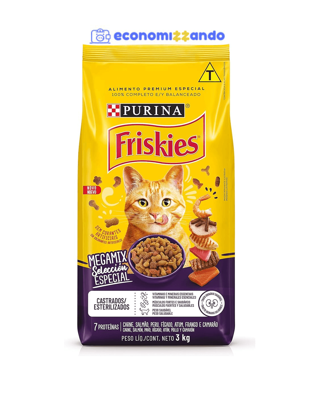Purina Friskies Friskies Megamix Castrados 3Kg