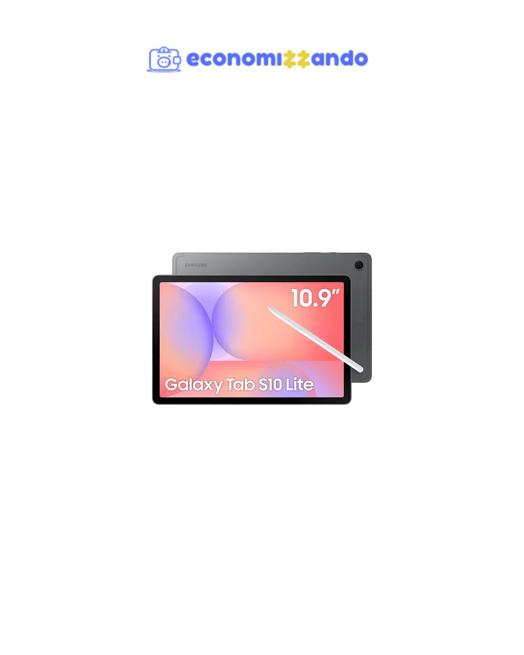 Tablet Samsung Galaxy Tab S10 Lite Wifi, 256gb, 8gb Ram, Tela 10.9 , S Pen E Capa Smartbook Cover Inclusas