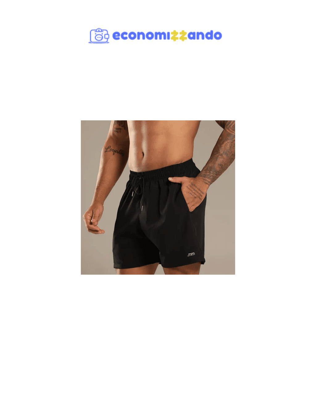 Bermuda Mauricinho Tactel Verão Short Masculino Treino