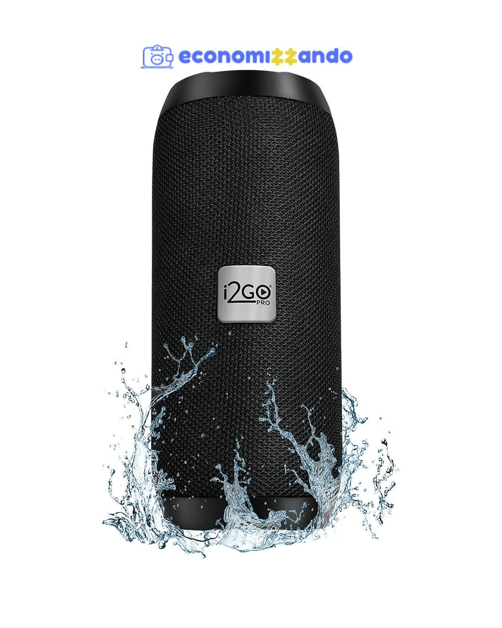 I2GO, Caixa De Som Bluetooth Essential Sound Go, 10W RMS, Resistente à Água, Preto