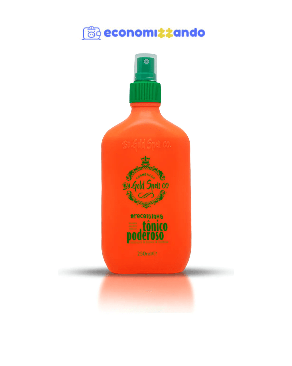 Tônico Poderoso Gold Spell 250ml Antiqueda E Preenche Falhas