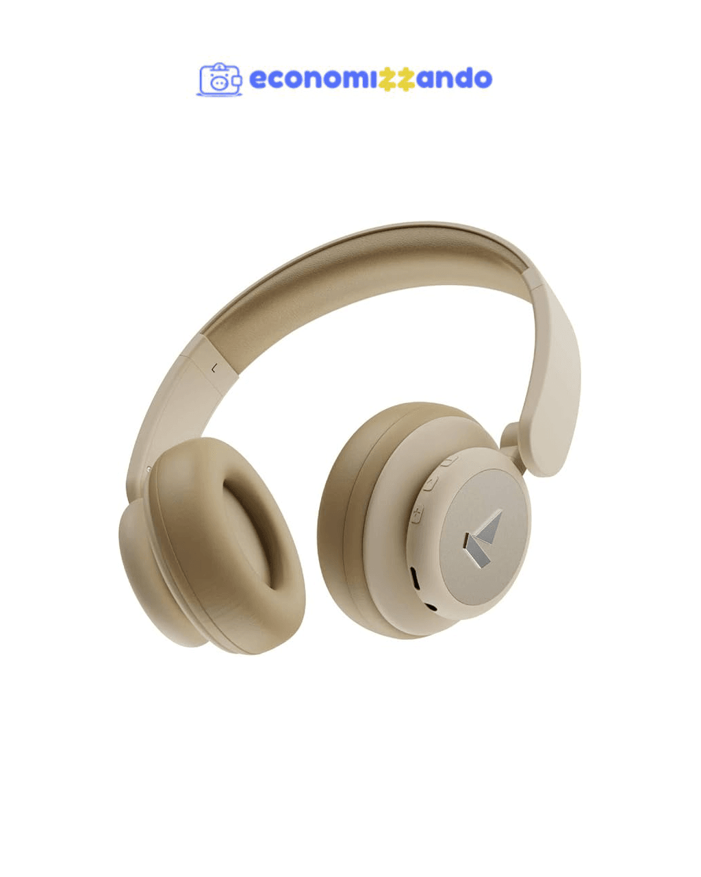 boAt Fone de Ouvido Bluetooth Sem Fio Rockerz 450 Bege