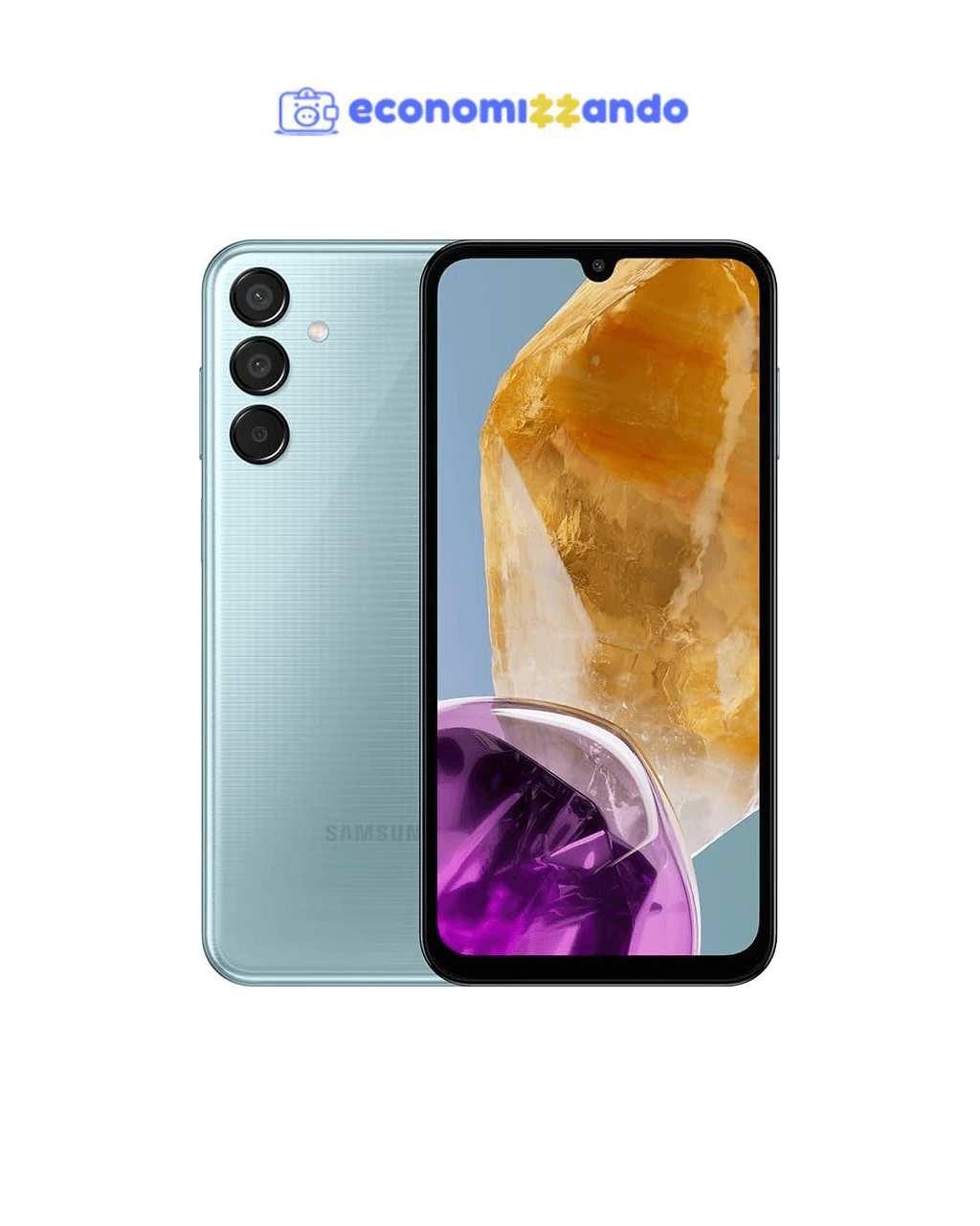 Galaxy M15 5G, 6.000mAh, Câmera Tripla até 50MP, 128GB - Azul Claro