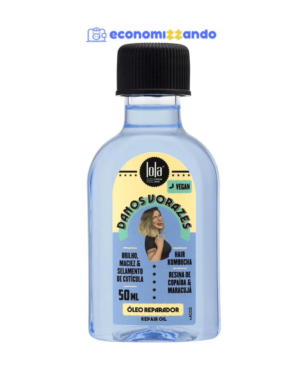 Danos Vorazes Óleo Reparador 50ml , Lola Cosmetics