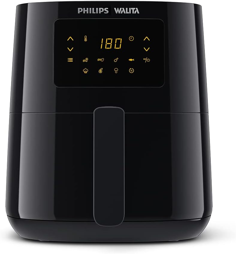 Philips Walita RI9252/91 Série 3000 - Fritadeira Airfryer Digital, 4.1L de capacidade, 127V, 1400W, Preta 
