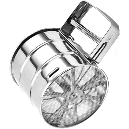 Tapioqueira Inox Farinha Com Gatilho Com Peneira 12cm