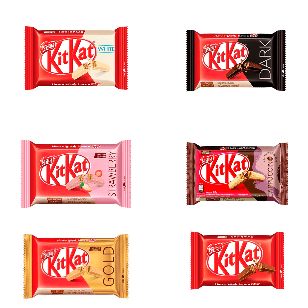 6 Unidades de Kit Kat
